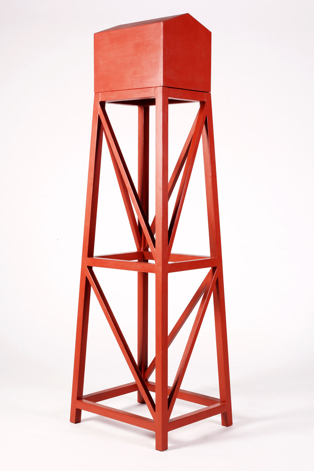 Jeremy Wafer | Tall Red Sculpture