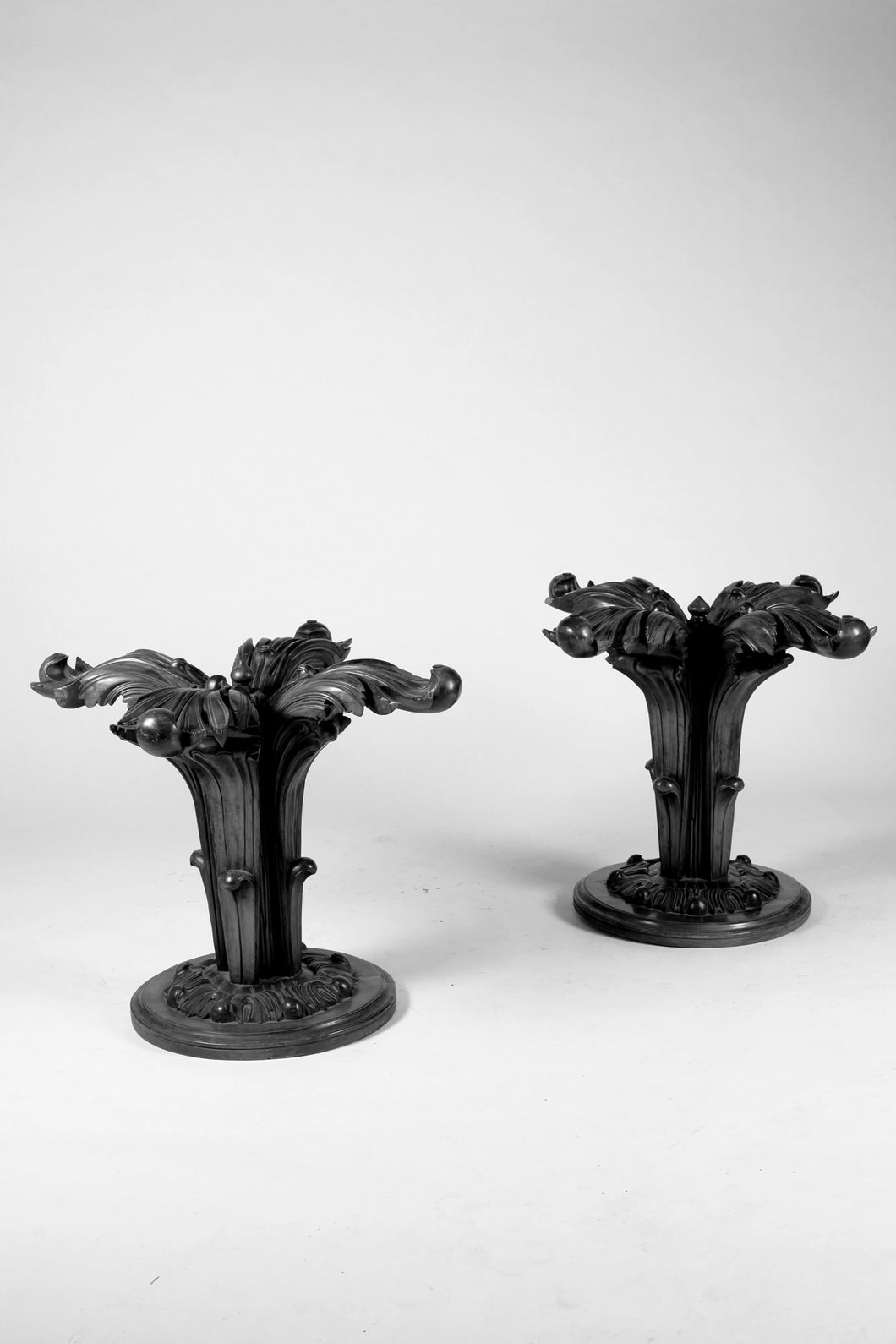 Pair of Ornate Pedestals