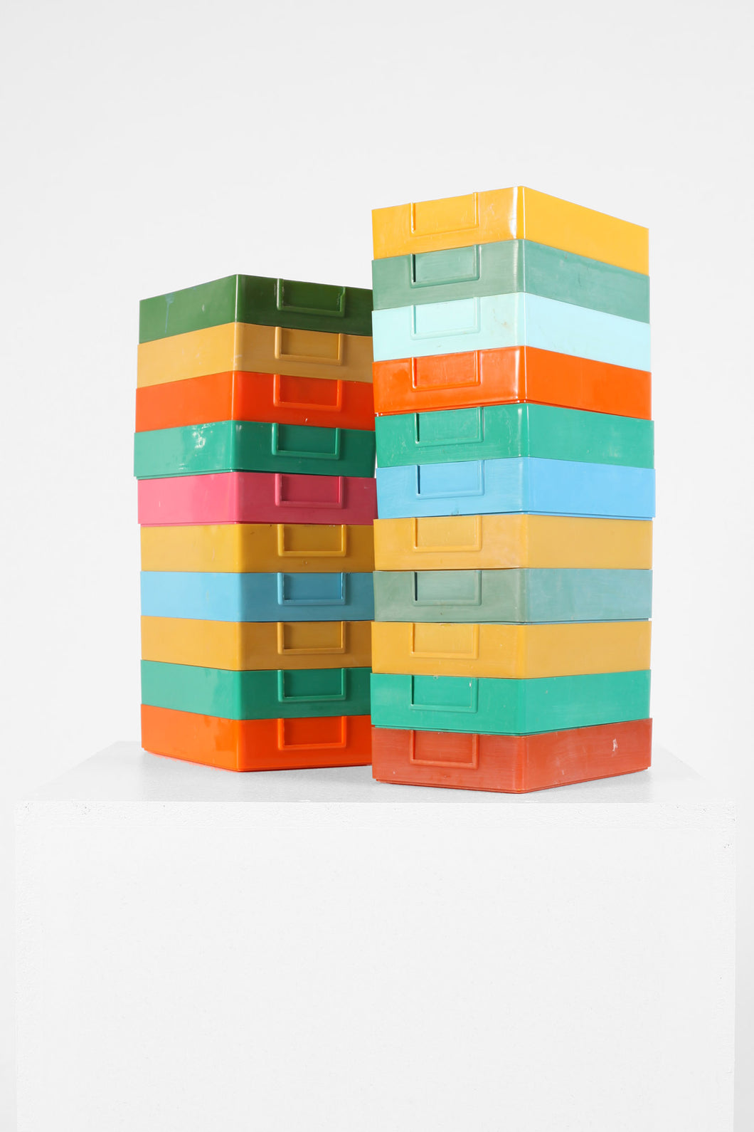 Set of Retro Stackable Boxes