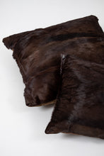 Load image into Gallery viewer, Set of Animal Skin and Suede Scatter Cushions
