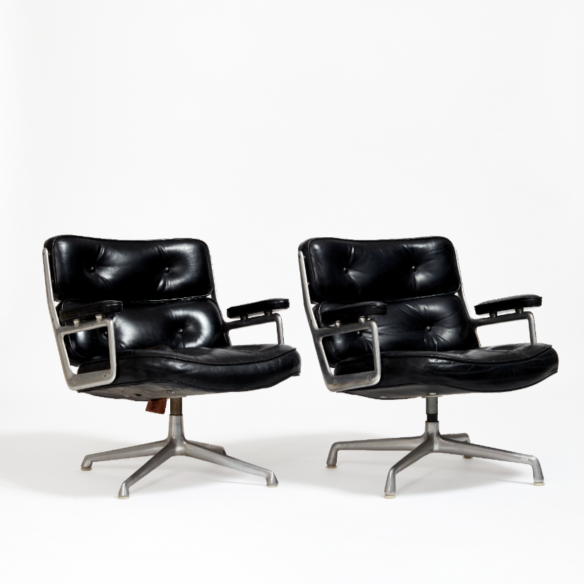 Pair of Eames Lobby Chairs